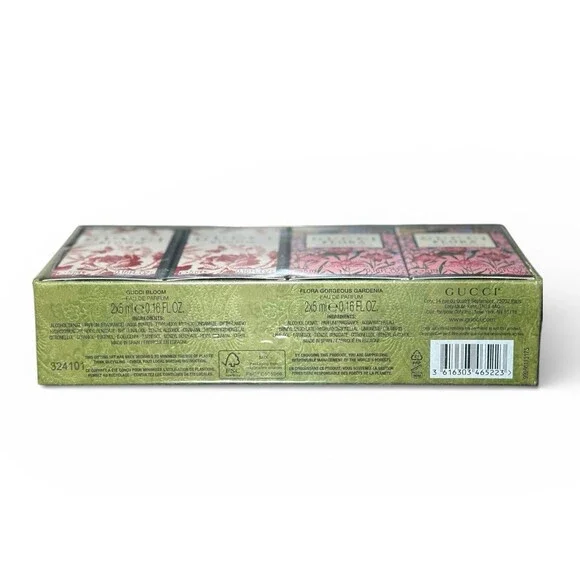Sealed Gucci Fragrance 4-Piece Gift Set Bloom And Flora 5ml/.16fl.oz - Picture 3 of 5